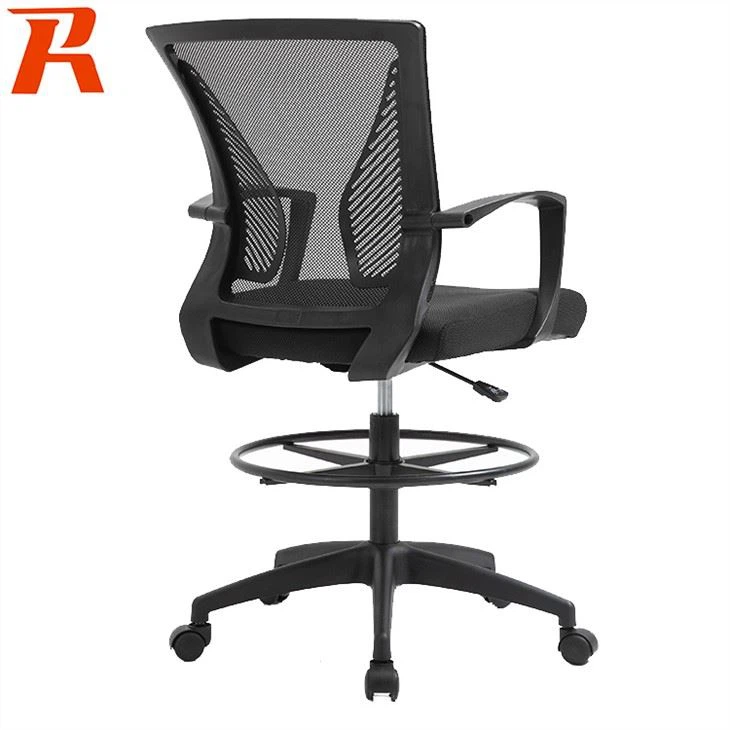 Mid-back Mesh Drafting Chair factory